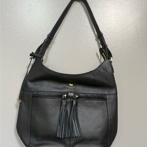 Radley London Black Leather Hobo Bag